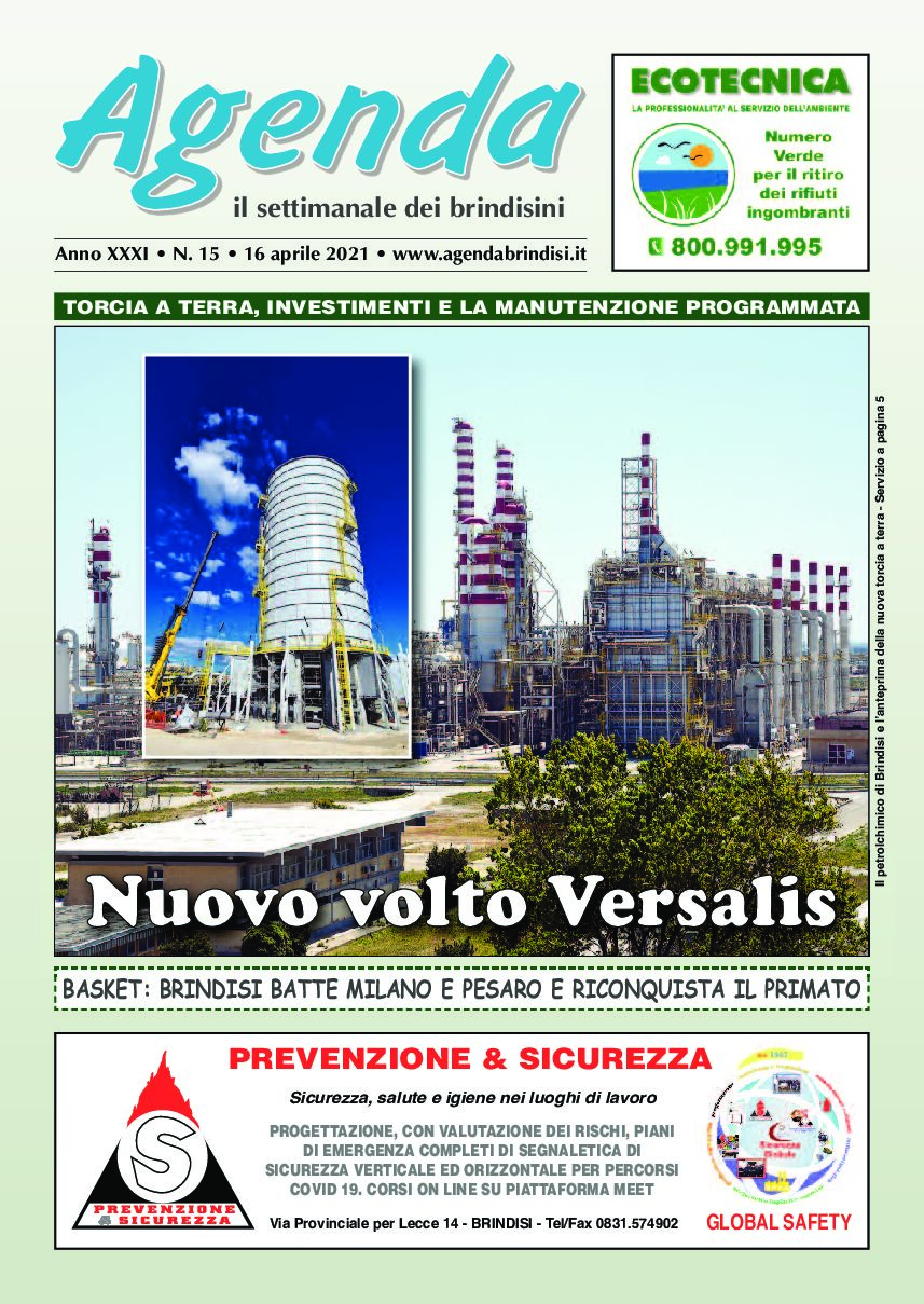 Agenda Brindisi - 16 aprile 2021