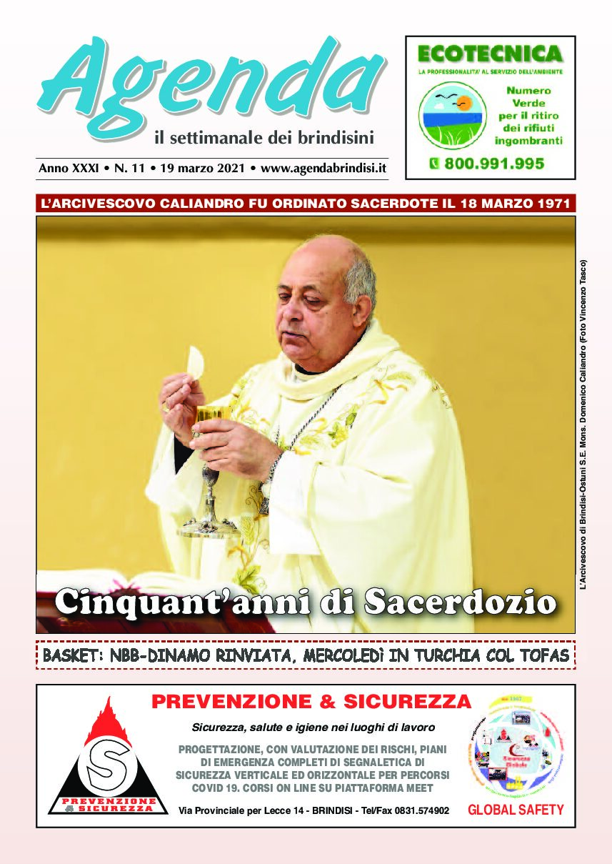 Agenda Brindisi - 19 marzo 2021