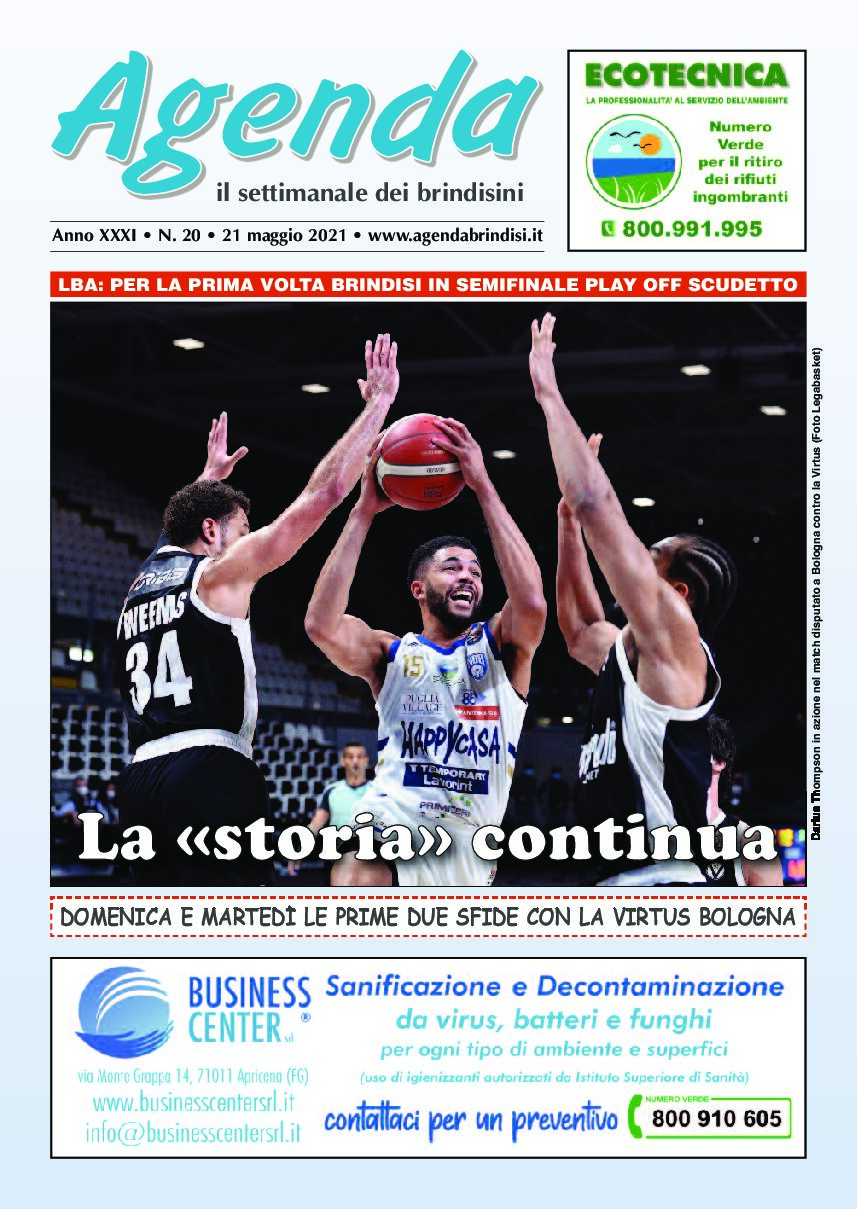 Agenda Brindisi - 21 maggio 2021