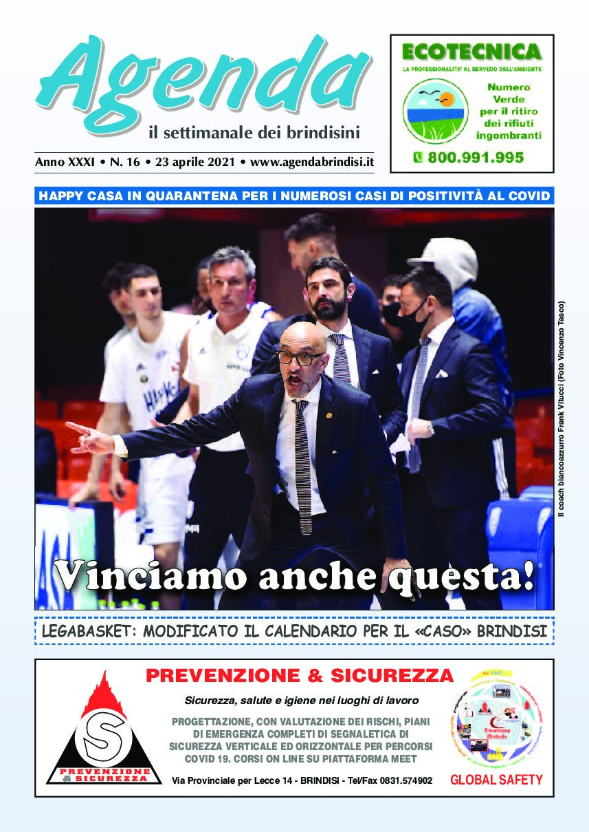 Agenda Brindisi - 23 aprile 2021