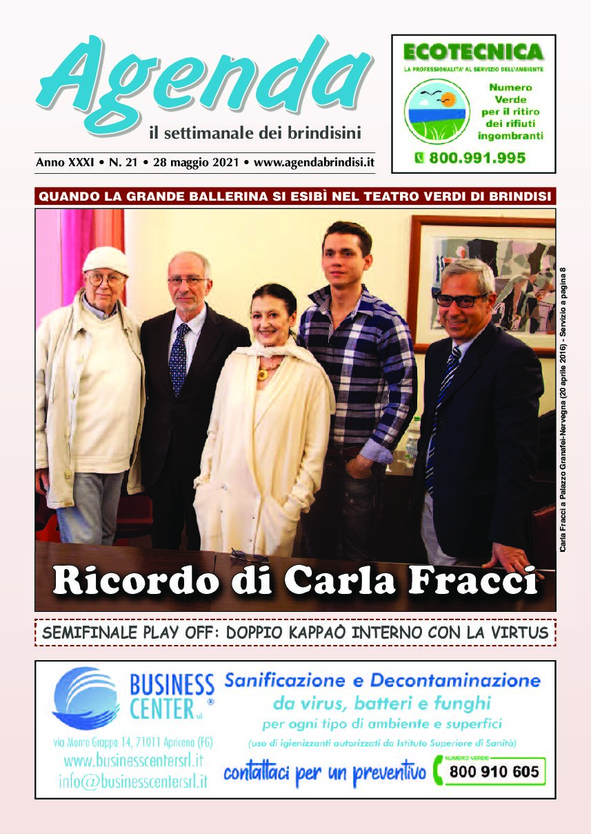 Agenda Brindisi - 28 maggio 2021