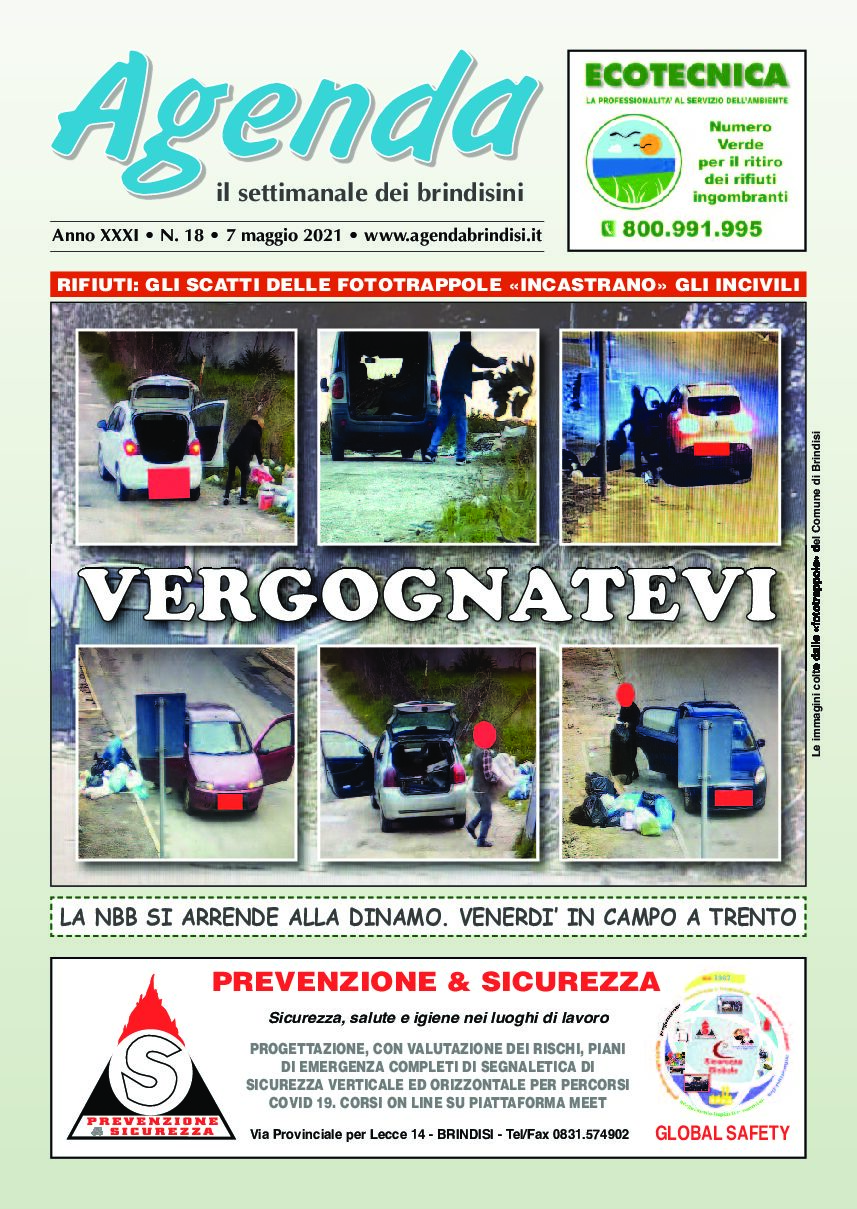 Agenda Brindisi - 7 maggio 2021
