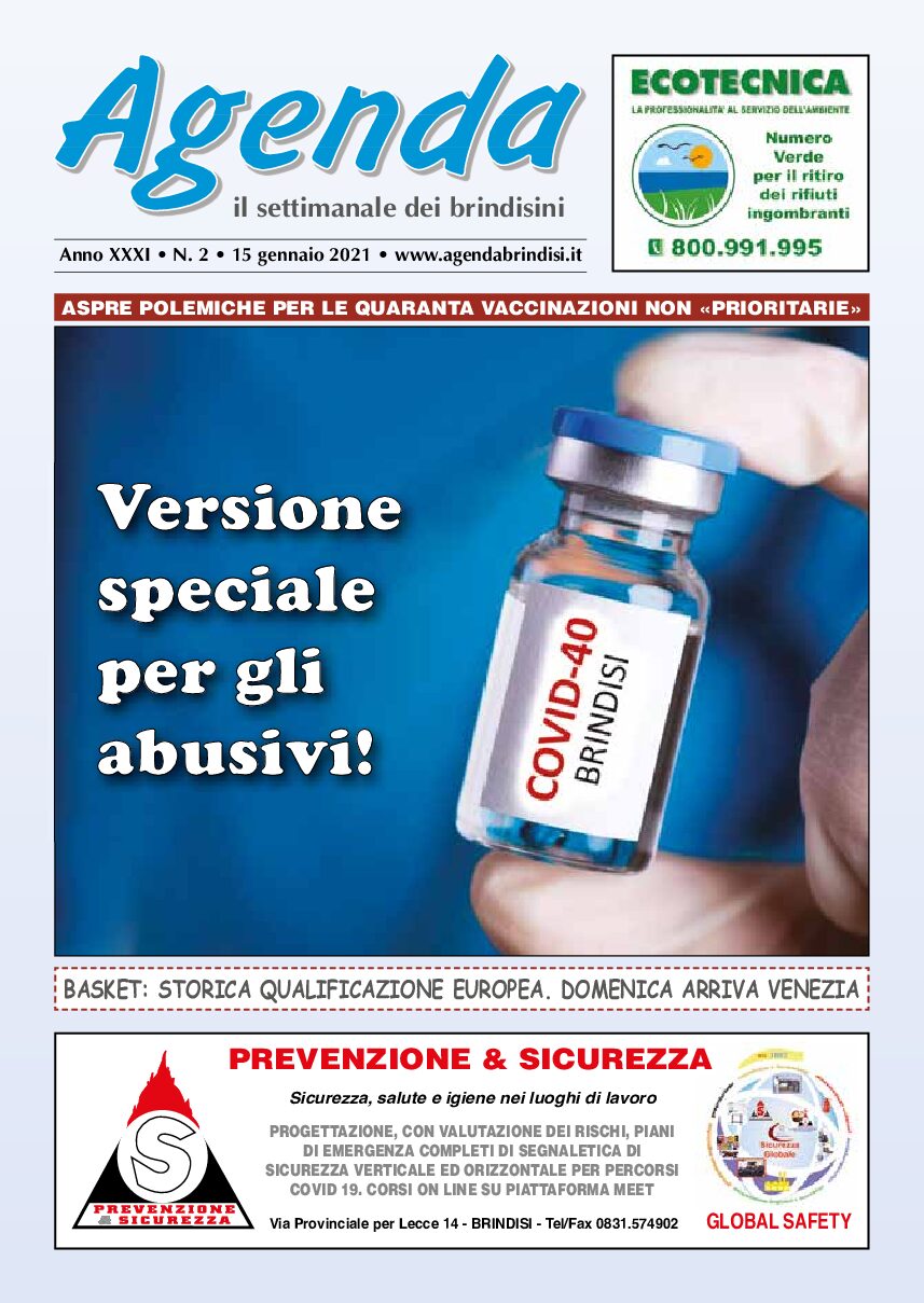 Agenda Brindisi n.2 - 2021