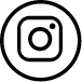 Icona del logo di Instagram nero