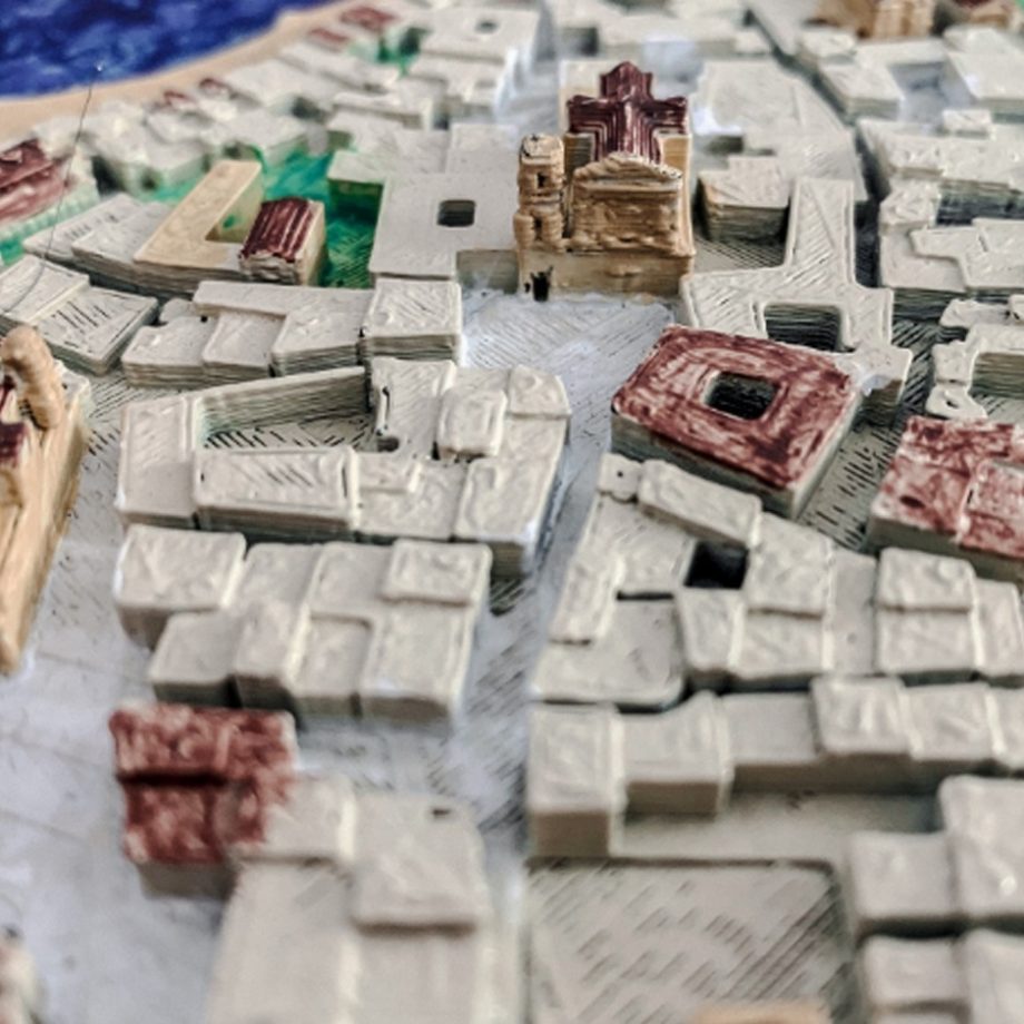 mappa 3d colorata